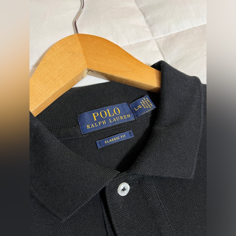 Men’s Polo short sleeve pique shirt, Classic fit, Size L
